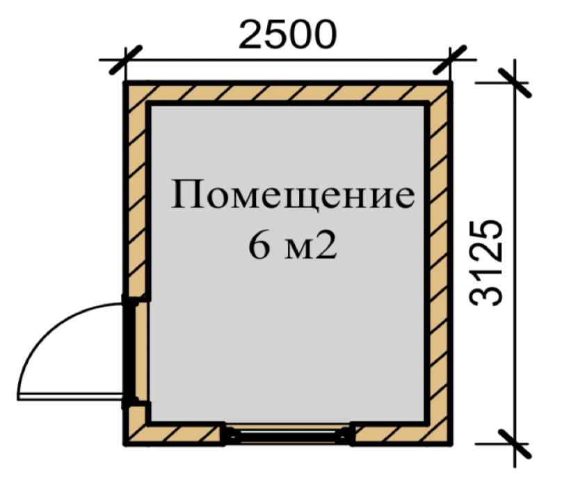 Бытовка 6м2